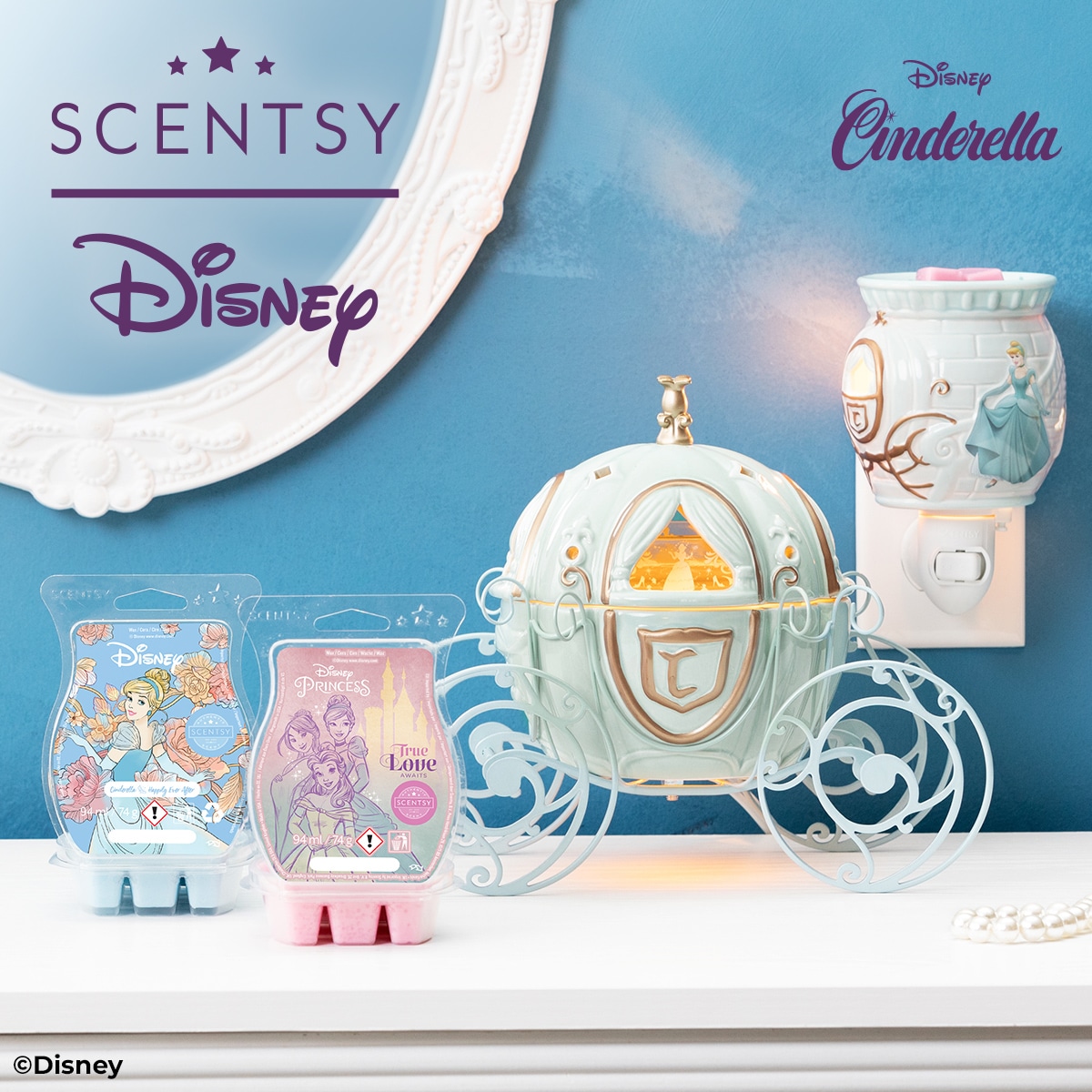 SOLD OUT Scentsy Cinderella Warmer 