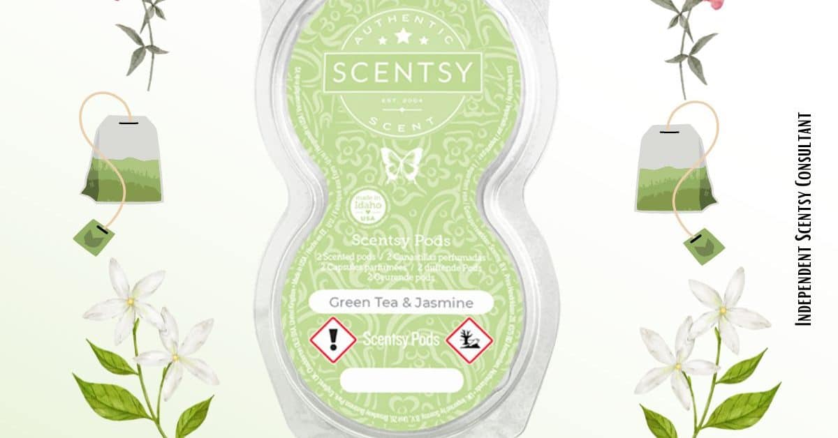 Green Tea & Jasmine Scentsy Pod Twin Pack The Candle Boutique