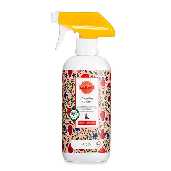 Red Pear & Pomegranate Counter Clean