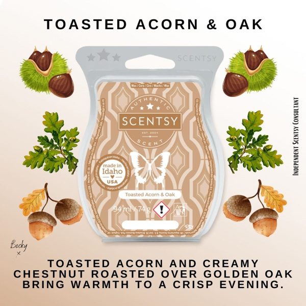 Toasted Acorn & Oak Scentsy Wax Bar