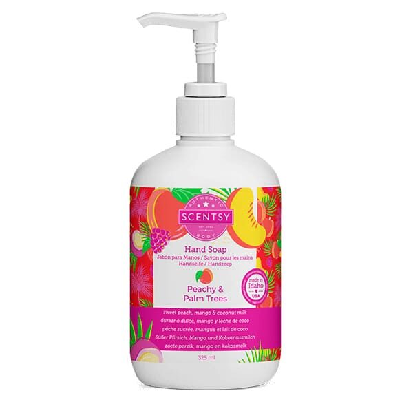 Peachy & Palm Trees Scentsy Hand Soap