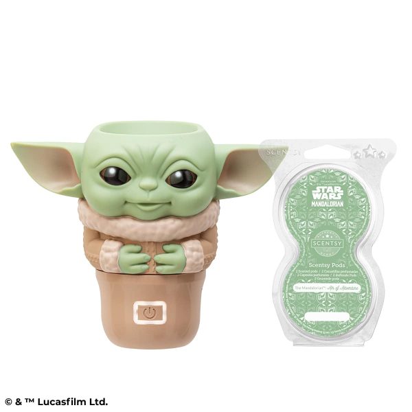 The Child – Scentsy Wall Fan Diffuser + The Mandalorian™: Air of Adventure – Scentsy Pod Twin Pack