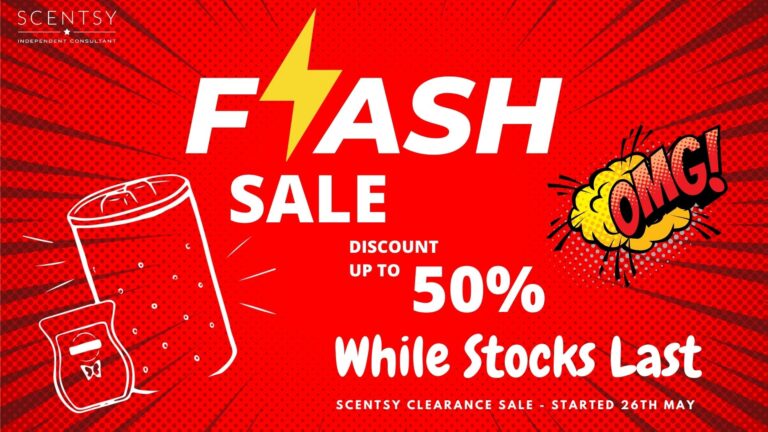 Scentsy UK Clearance Flash Sale 2022