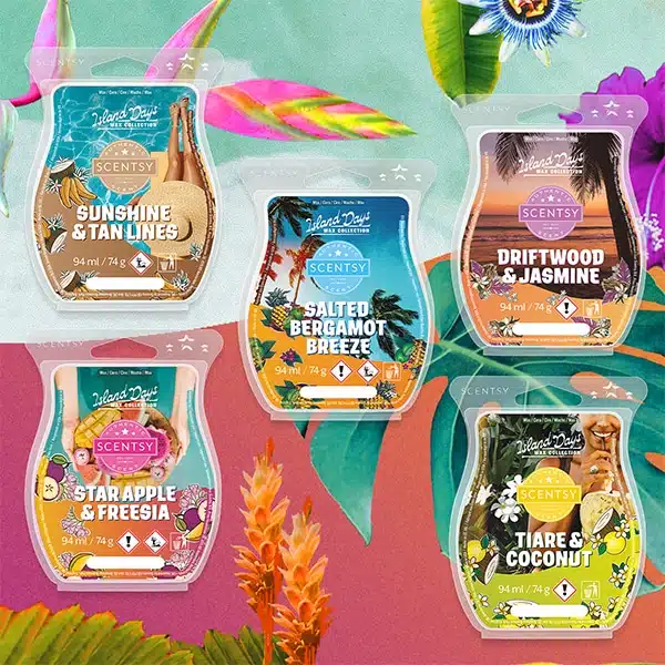 Relax with the Island Days Scentsy UK Wax Collection