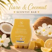 Tiare & Coconut Scentsy Wax Bar Melt