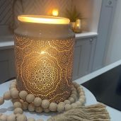 Aziza Scentsy Warmer Styled