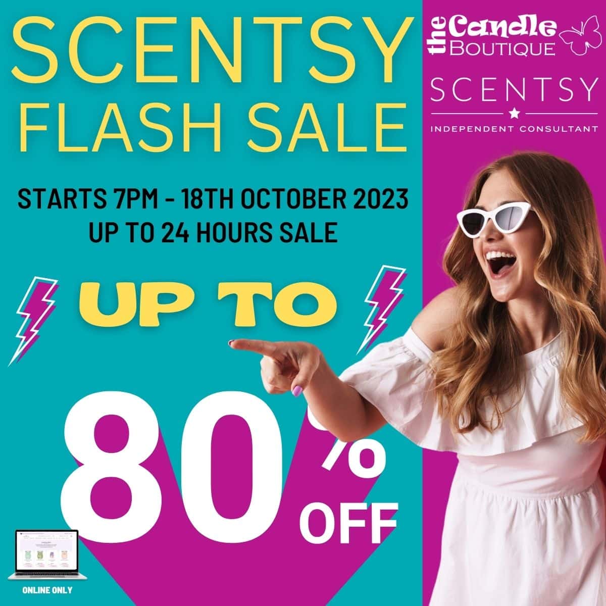 Scentsy UK Flash Sale Starts 7pm 18 October 2023