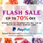 Scentsy UK Flash Sale May 2024
