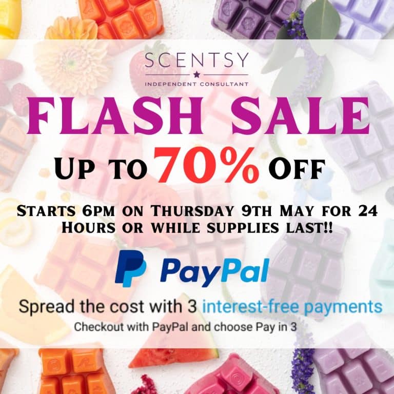 Scentsy UK & Europe Flash Sale 2024