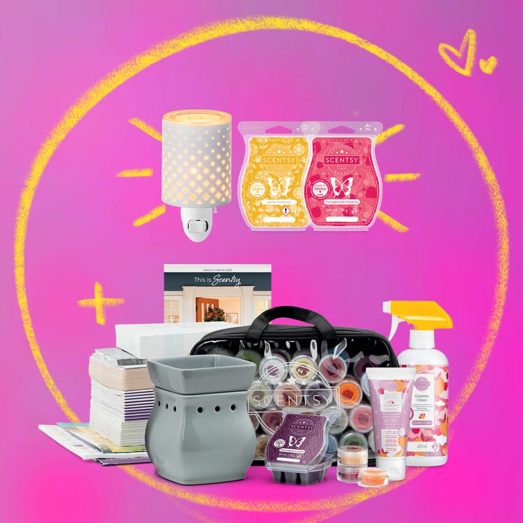 Scentsy Value Starter Kit For August 2022 With FREE Scentsy Warmer & 2 FREE Bars
