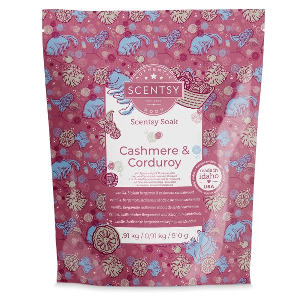 Cashmere & Corduroy Scentsy Soak