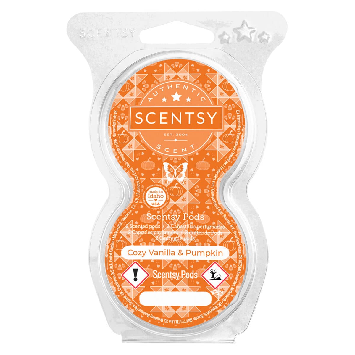 Cozy Vanilla & Pumpkin Scentsy Pod Twin Pack