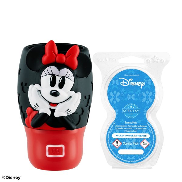 Disney Minnie Mouse – Scentsy Wall Fan Diffuser + Disney Mickey Mouse & Friends – Scentsy Pod Twin Pack
