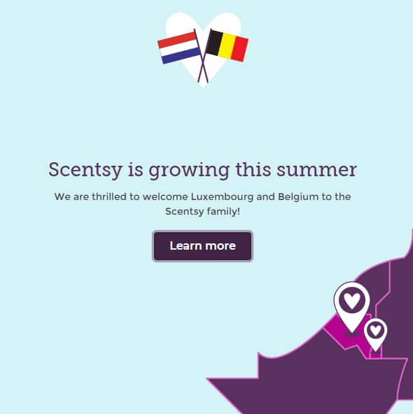 Join Scentsy Luxembourg & Belgium Lead Image