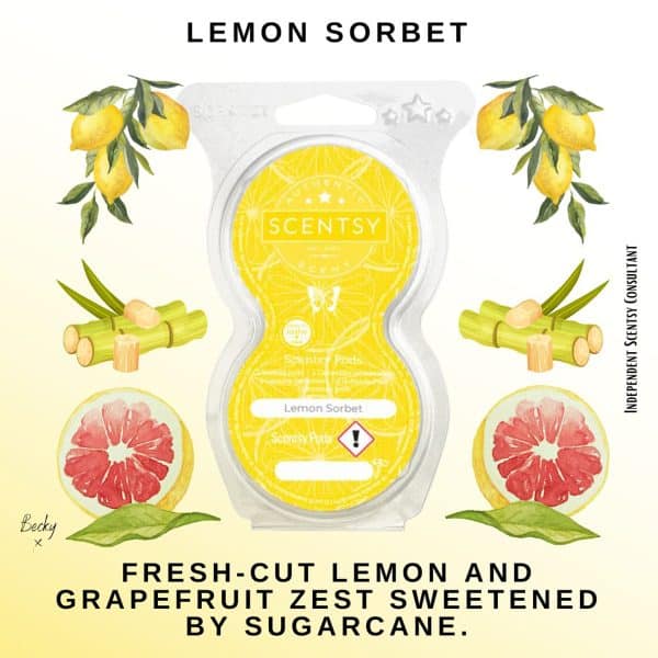 Lemon Sorbet Scentsy Pods