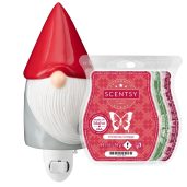 Gnome for the Holidays Scentsy Plugin Mini Warmer with 3 FREE Bars