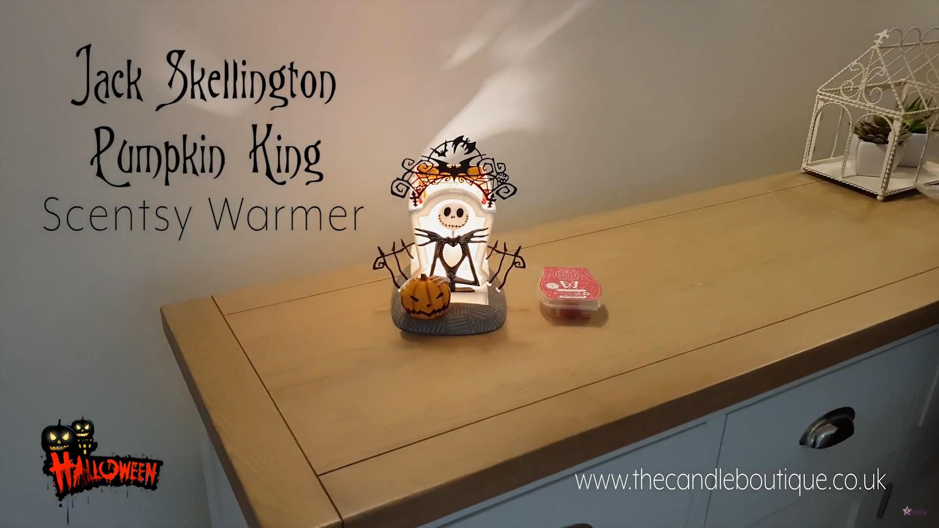 Jack Skellington Pumpkin King – Scentsy Warmer