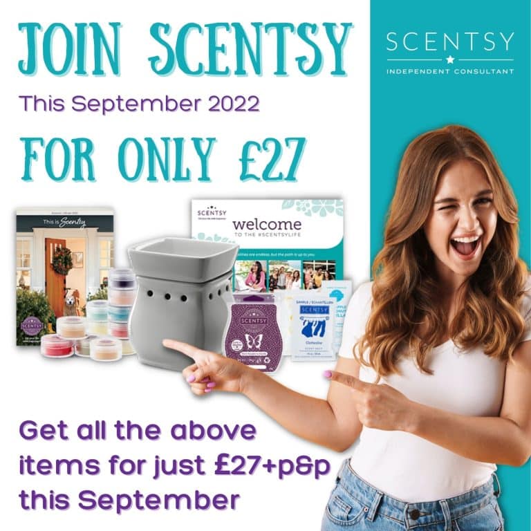 Join Scentsy in September for just £27!