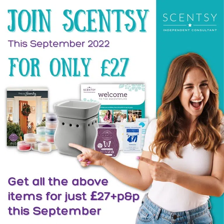 Join Scentsy For Only £27 This September 2022