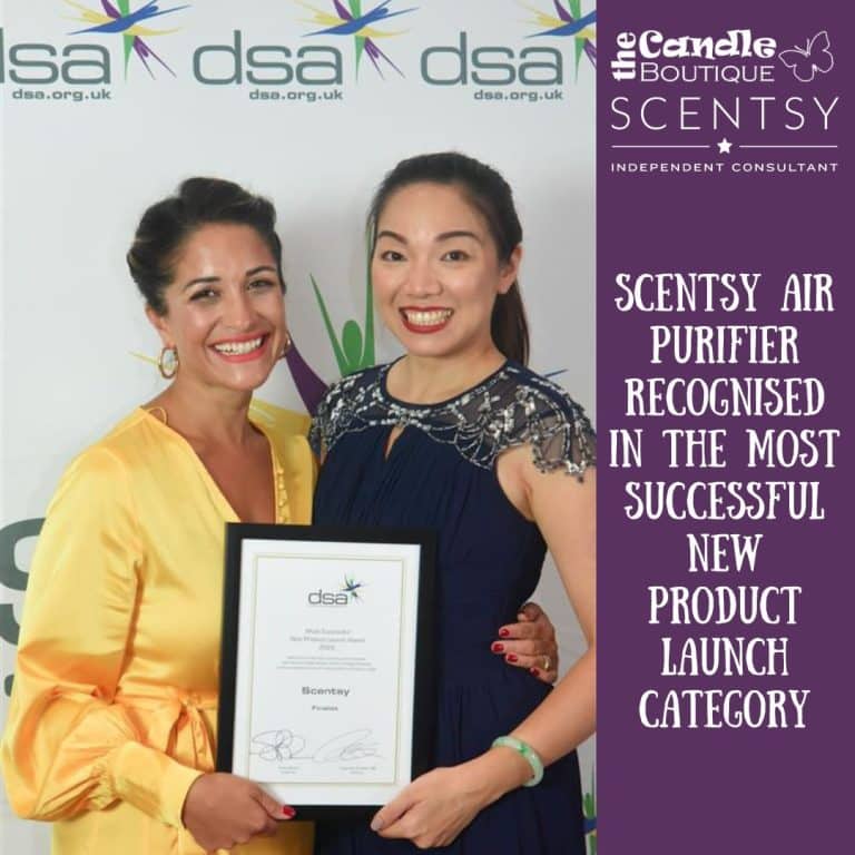 Scentsy Air Purifier recognised in the Most Successful New Product Launch category