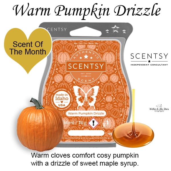 Warm Pumpkin Drizzle Scentsy Bar