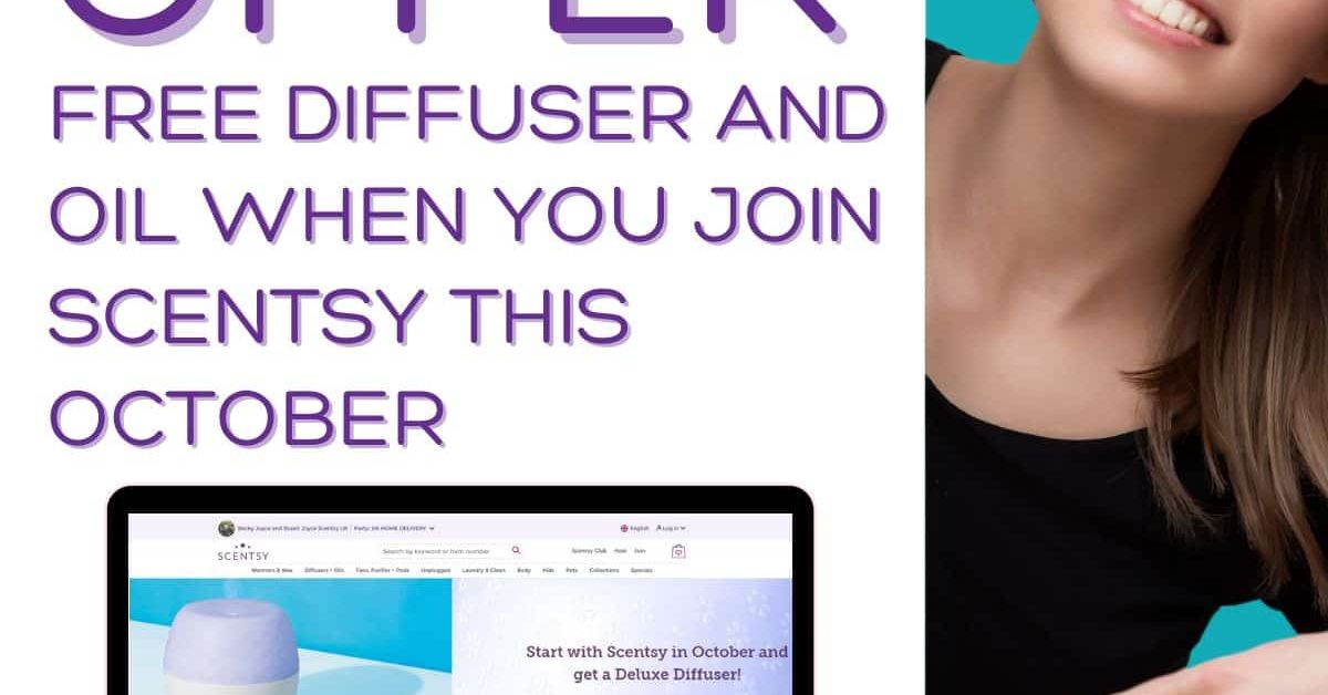 Start with Scentsy in October and get a Deluxe Diffuser! - The Candle ...