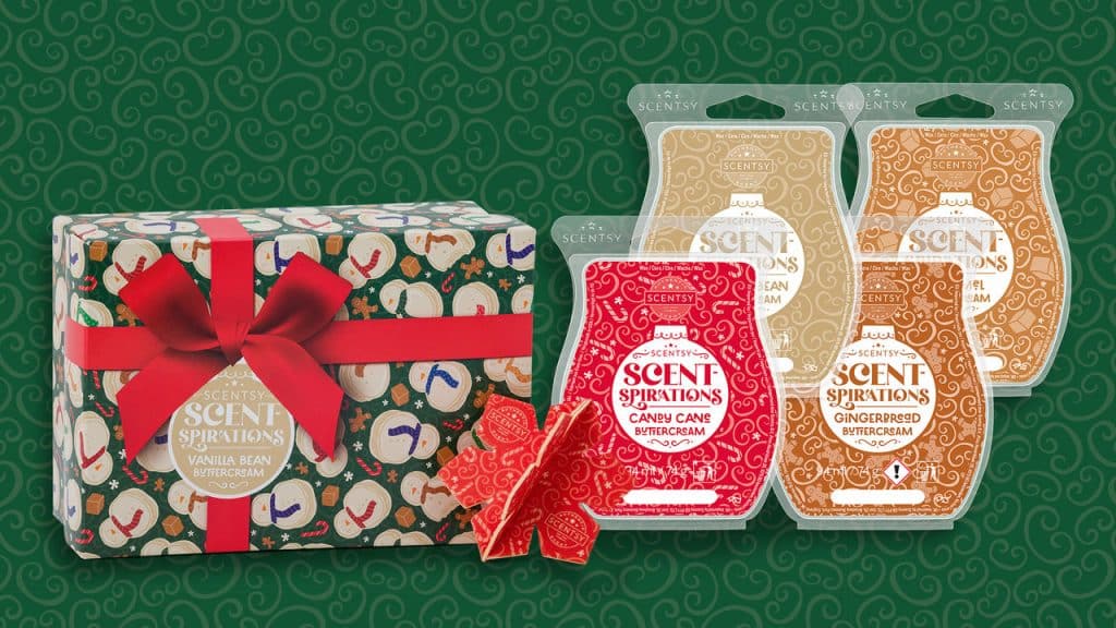 Scentsy Scent-Spirations: Vanilla Bean Buttercream Christmas Wax Bundle