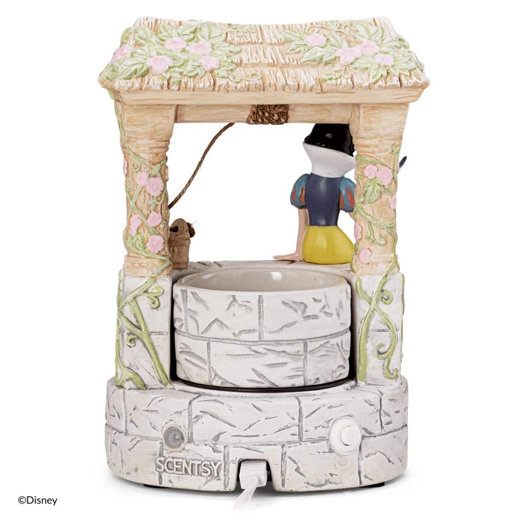 Snow White Wishing Well Scentsy Warmer Rear View