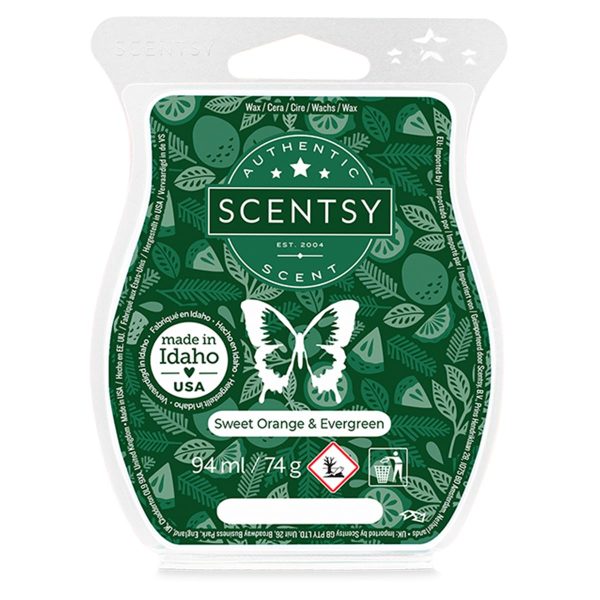 Sweet Orange & Evergreen Scentsy Bar