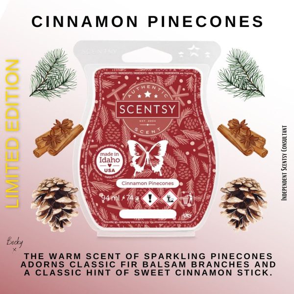 Cinnamon Pinecones Scentsy Bar