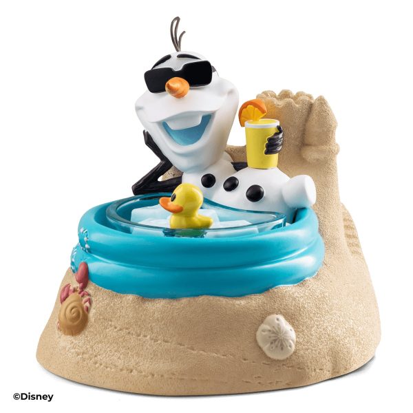 Disney Olaf − Scentsy Warmer + free Olaf – Scentsy Buddy Clip With Wax