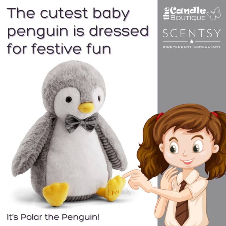 Polar the Penguin Scentsy UK Buddy