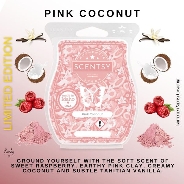 Pink Coconut Scentsy Bar