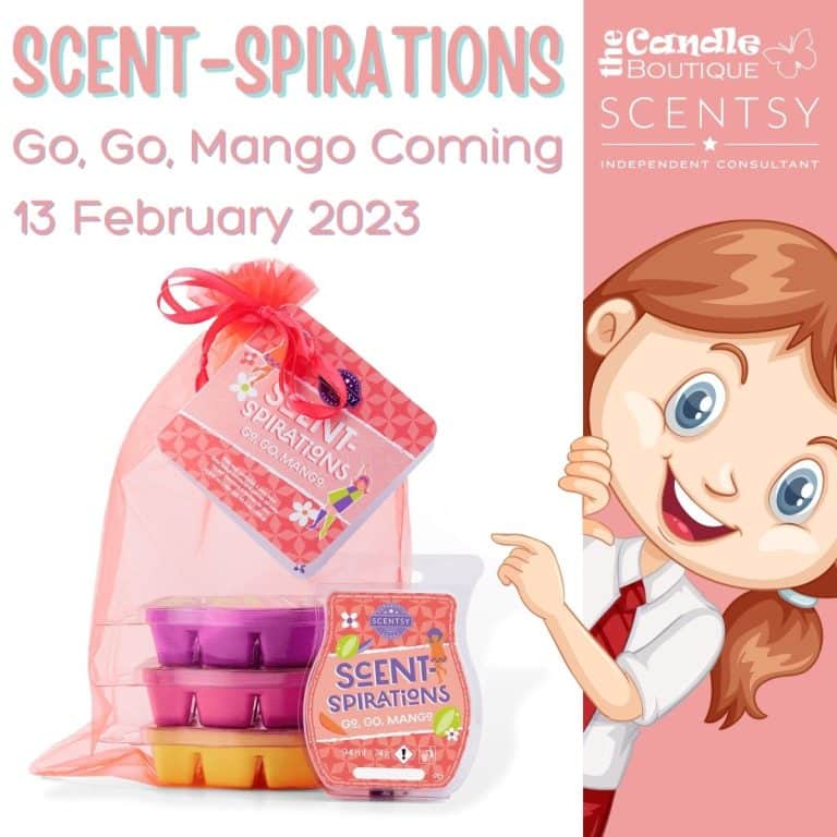 Scentsy Scent-Spirations: Go, Go, Mango Coming 13 February 2023