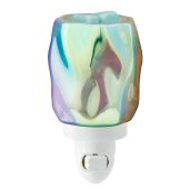 Bubbled Iridescent Scentsy Plugin Mini Warmer With Wax