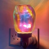 Bubbled Iridescent Scentsy Plugin Mini Warmer Syled