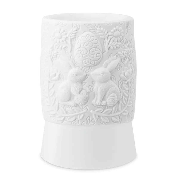 Cotton Meadow Mini Warmer with Tabletop Base