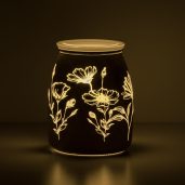 Flower Garden Scentsy Warmer Dark Setting