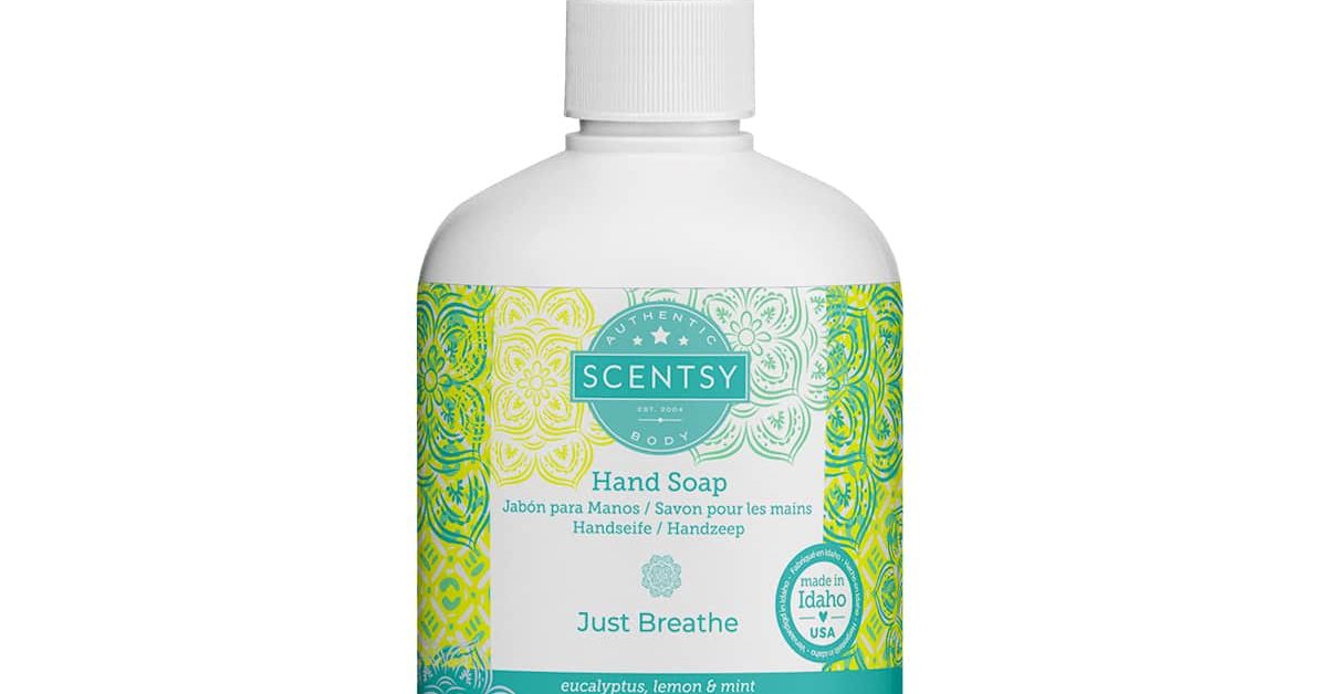Just Breathe Hand Soap The Candle Boutique Scentsy UK Consultant