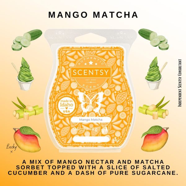 Mango Matcha Scentsy Bar