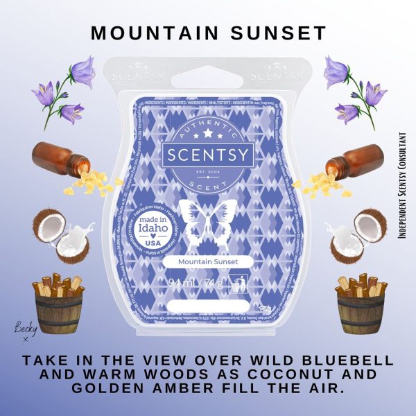 Mountain Sunset Scentsy Bar