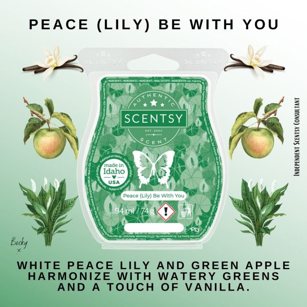 Peace (Lily) Be With You Scentsy Bar