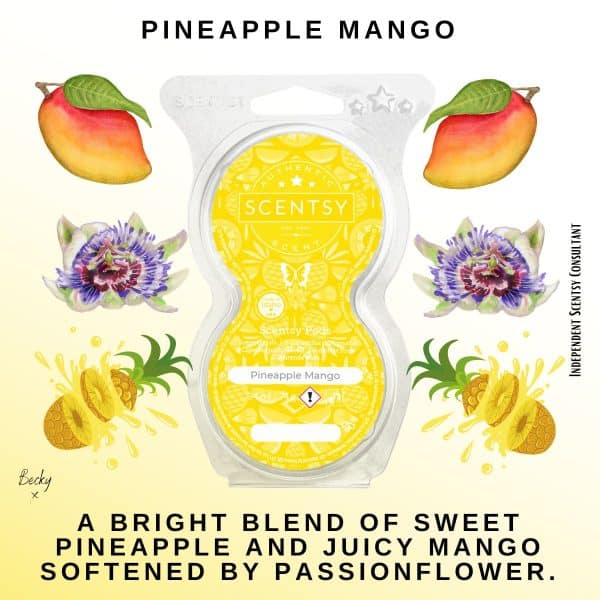 Pineapple Mango Scentsy Pod Twin Pack