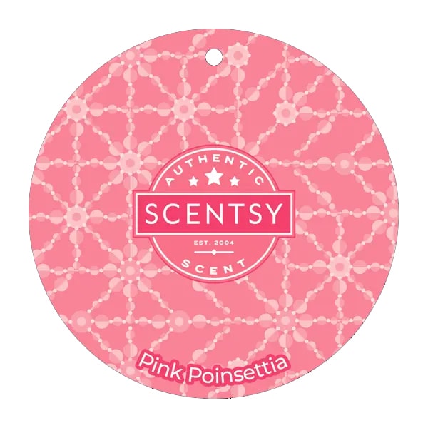 Pink Poinsettia Scent Circle