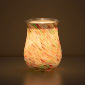 Rainbow Twirl Scentsy Warmer Dark Setting