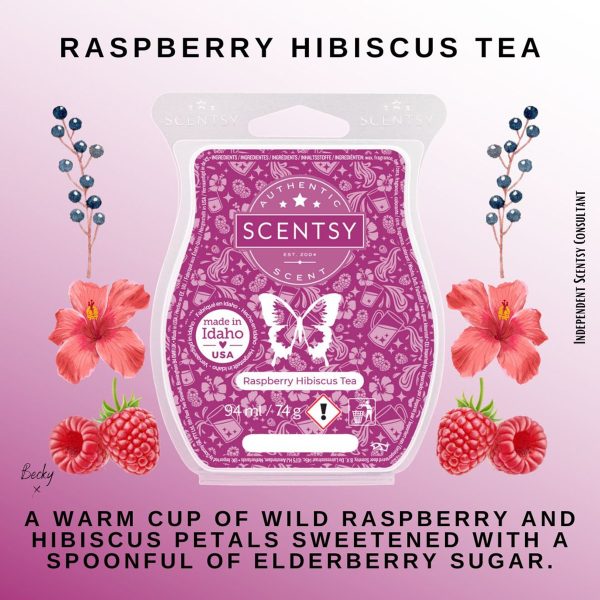 Raspberry Hibiscus Tea Scentsy Bar