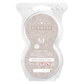 White Amber & Teak Scentsy Pod Twin Pack