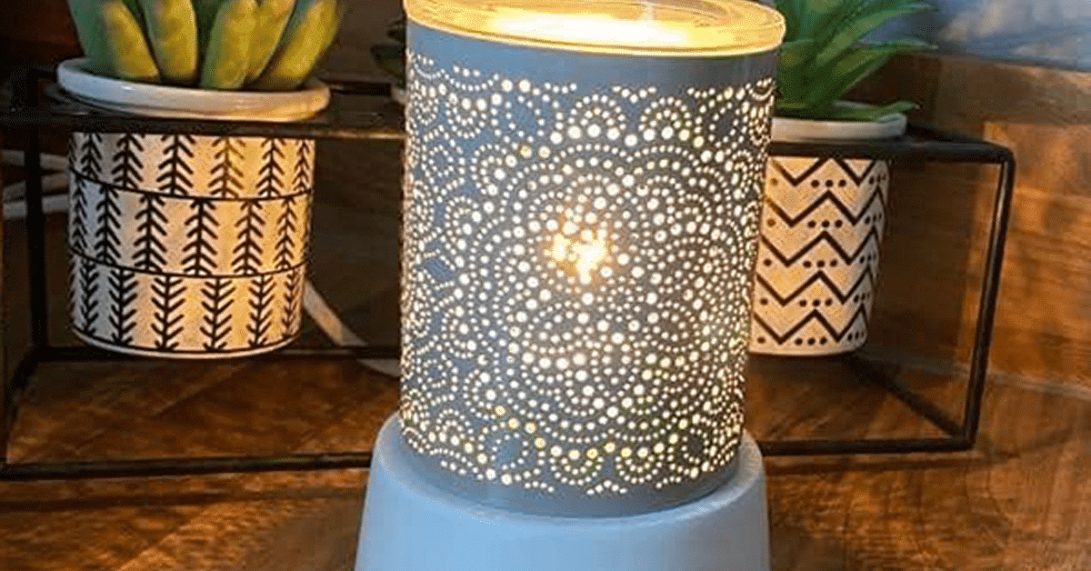 Aziza Mini Scentsy Warmer with Tabletop Base The Candle Boutique