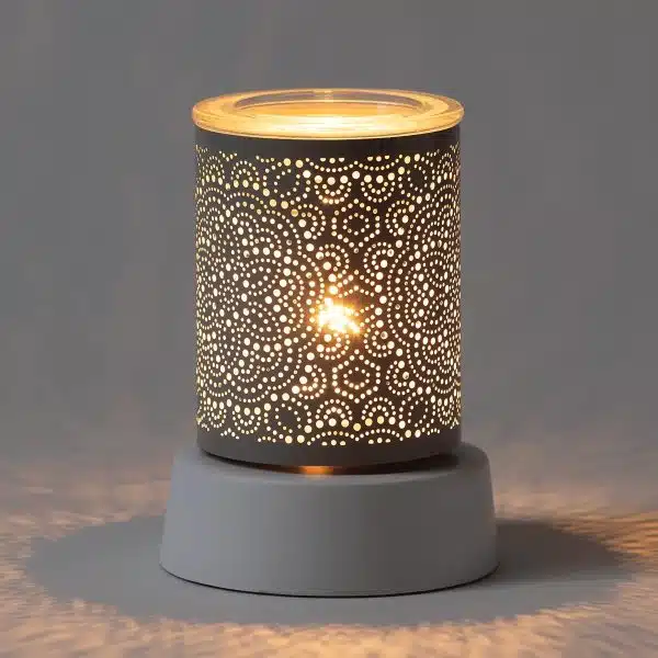 Aziza Mini Scentsy Warmer with Tabletop Base Dark Setting Aziza Mini Scentsy Warmer with Tabletop Base Dark Setting