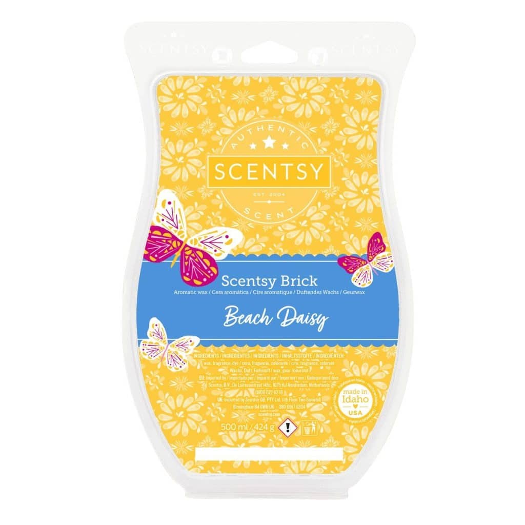 Beach Daisy Scentsy Brick The Candle Boutique Scentsy UK Consultant